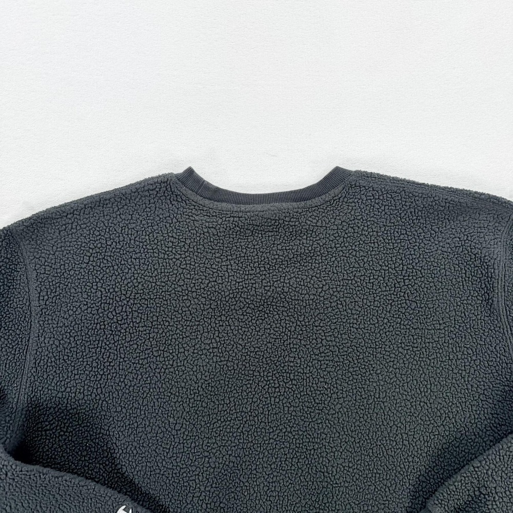 Champion Sweatshirt Mens XL Gray Sherpa Fleece Pullover Chest Pocket Logo - Picture 13 of 16